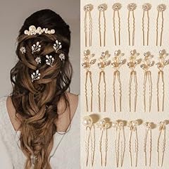 Pieces gold hair for sale  Delivered anywhere in USA 