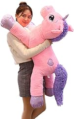 Used, MorisMos Pink Unicorn Teddy 100cm Big Unicorn Stuffed for sale  Delivered anywhere in UK