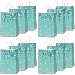 12pcs teal silver for sale  Delivered anywhere in USA 
