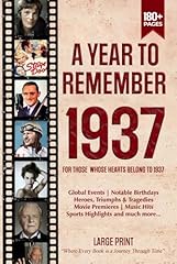 Year remember 1937 for sale  Delivered anywhere in UK