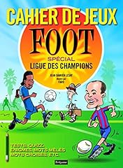 Cahier jeux foot d'occasion  Livré partout en Belgiqu