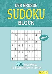 Große sudoku block gebraucht kaufen  Wird an jeden Ort in Deutschland