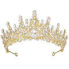 Gold tiara women for sale  Delivered anywhere in UK