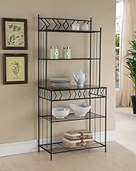 Used, Kings Brand Furniture Metal with Marble Finish 5-Tier for sale  Delivered anywhere in USA 