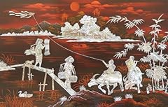 Vietnamese lacquer painting for sale  Delivered anywhere in USA 