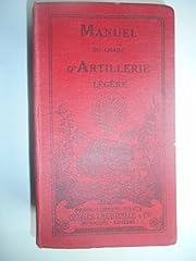 Manuel grade artillerie d'occasion  Livré partout en France