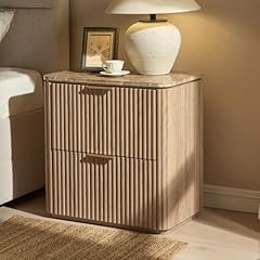 Fluted nightstand drawers for sale  Delivered anywhere in USA 