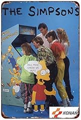 Tin sign simpsons for sale  Delivered anywhere in USA 