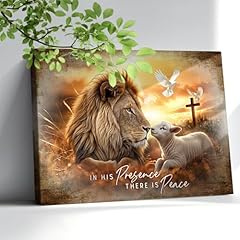 Lion lamb canvas for sale  Delivered anywhere in USA 
