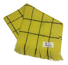 Rupert The Bear Style Scarf 100% Pure Wool Made In for sale  Delivered anywhere in UK