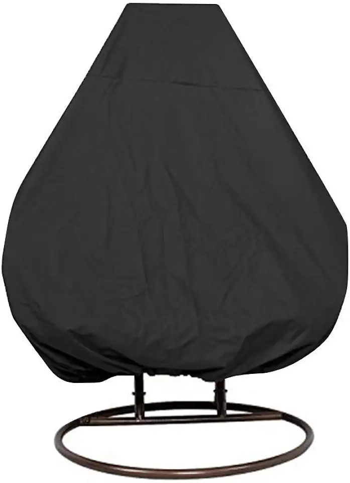 HONCENMAX Patio Hangstoelhoes - Cocoon Egg Chair Cover - voor rotan rieten schommelzitstoel - Waterdichte meubelbeschermhoes - voor dubbele schommelstoel (230 * 200cm) tweedehands  