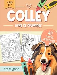 Livre coloriage colley d'occasion  Livré partout en France