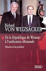 République weimar unification d'occasion  Livré partout en France
