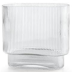 Oval glass vase for sale  Delivered anywhere in UK