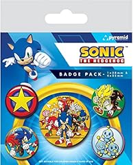 Sonic hedgehog badge for sale  Delivered anywhere in UK