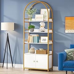 Tribesigns gold bookshelf for sale  Delivered anywhere in USA 