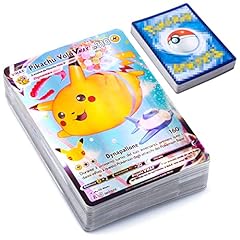Carte Pokémon Italiane ,100 Carte Pokemon VMAX Carte Collezionabili Pokemon Rara Carte 2022 Nuovo 100 VMAX Flash Trading Puzzle Gioco di carte Regali per Bambini di Compleanno Carte di Scambio, usato usato  Spedito ovunque in Italia 
