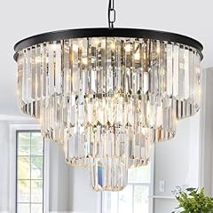 Modern black crystal for sale  Delivered anywhere in USA 