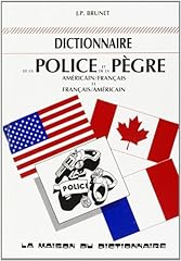 Dictionnaire police pegre d'occasion  Livré partout en France