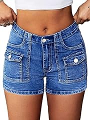 Flamingals denim shorts for sale  Delivered anywhere in USA 