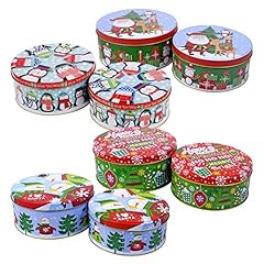Round nesting tins for sale  Delivered anywhere in USA 