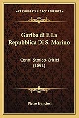 Garibaldi repubblica marino usato  Spedito ovunque in Italia 