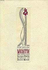 Poesies violette d'occasion  Livré partout en France