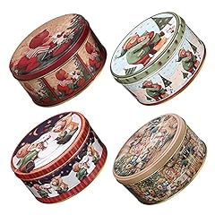 Pcs christmas tin for sale  Delivered anywhere in USA 