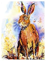 Hare original painting for sale  Delivered anywhere in UK