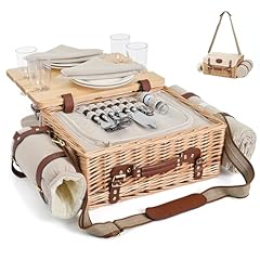 Multifunctional wicker picnic for sale  Delivered anywhere in USA 