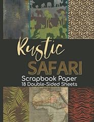 Rustic safari scrapbook for sale  Delivered anywhere in UK