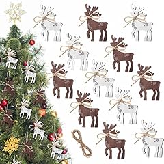 Wooden reindeer ornaments for sale  Delivered anywhere in USA 