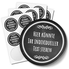 Personalisierte runde etikette gebraucht kaufen  Wird an jeden Ort in Deutschland