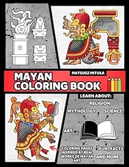 Mayan coloring book for sale  Delivered anywhere in USA 