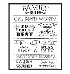 Family rules wall for sale  Delivered anywhere in USA 