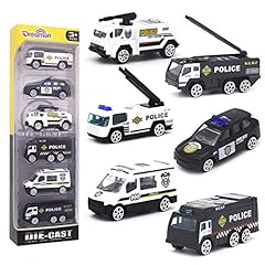 Alloy Police Cars Set Mini Pocket Size Models Play for sale  Delivered anywhere in Ireland