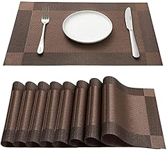 Placemats set pvc for sale  Delivered anywhere in UK