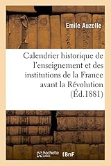 Calendrier historique enseigne d'occasion  Livré partout en France