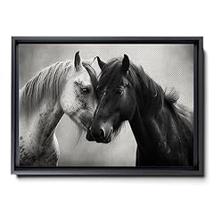 Horse black white for sale  Delivered anywhere in USA 