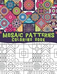 Mosaic patterns coloring for sale  Delivered anywhere in UK