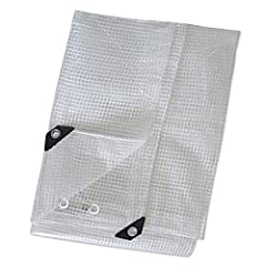 Clear Heavy Duty 100 GSM Tarpaulin Cover – 3mx4m / for sale  Delivered anywhere in UK