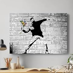 Banksy flower thrower for sale  Delivered anywhere in Ireland