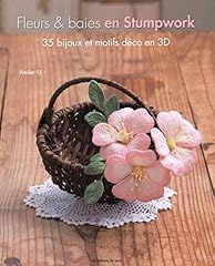 Fleurs baies stumpwork d'occasion  Livré partout en France