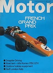 Motor magazine 1968 for sale  Delivered anywhere in UK
