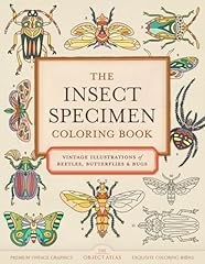 Insect specimen coloring for sale  Delivered anywhere in UK