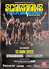 Scorpions affiche concert d'occasion  Livré partout en France