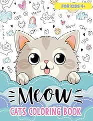 Meow cats coloring for sale  Delivered anywhere in UK