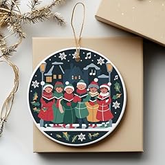 Round ceramic christmas for sale  Delivered anywhere in USA 