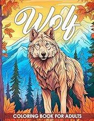 Wolf coloring book d'occasion  Livré partout en France