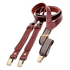 Men leather braces. for sale  Delivered anywhere in Ireland